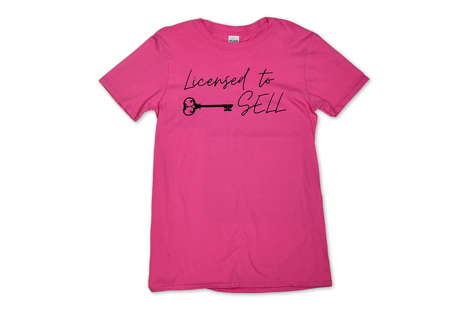 Licensed to Sell Pink Shirt